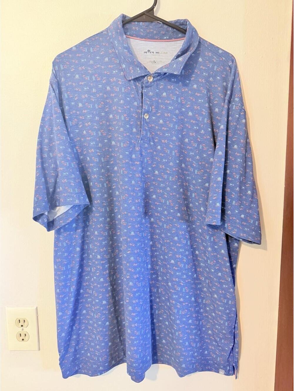 XL - Men - Peter Millar Seaside Polo Shirt